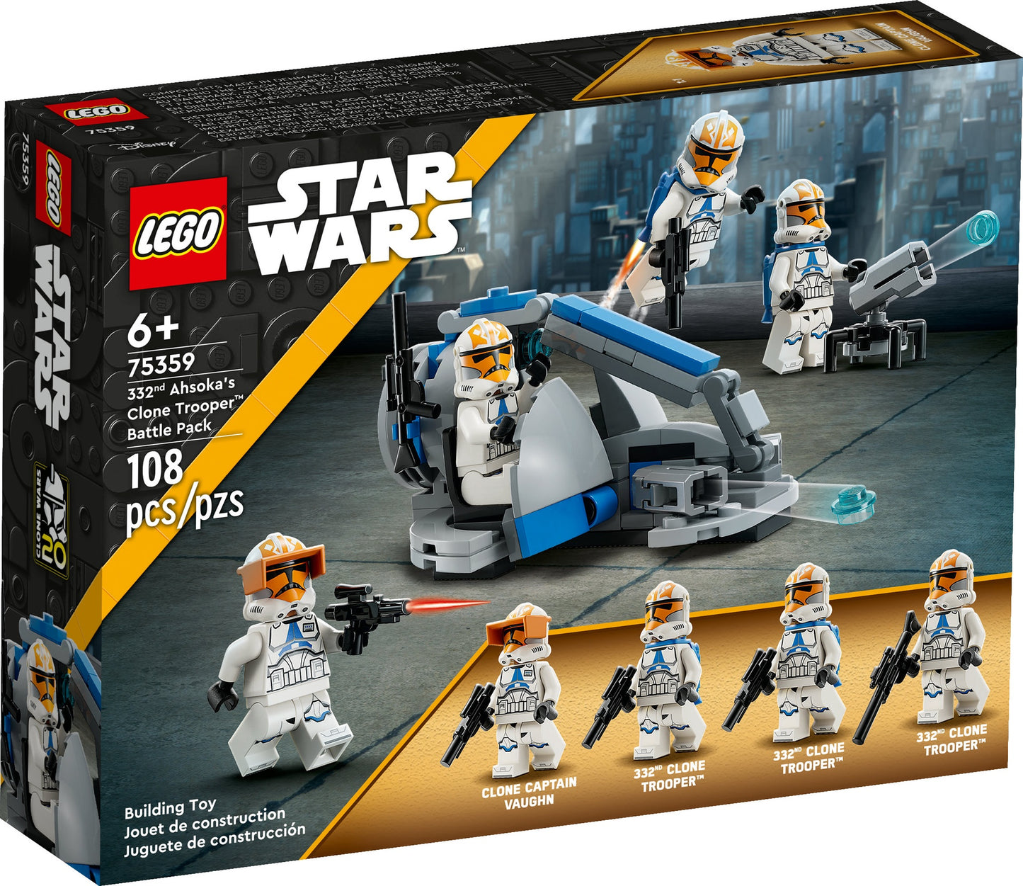LEGO 332nd Ahsoka's Clone Trooper™ Battle Pack (75359)