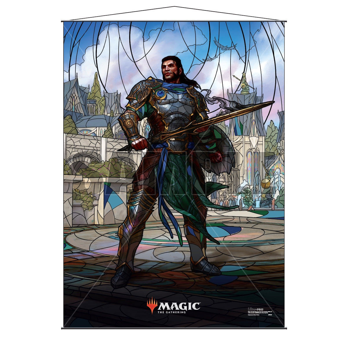 Ultra Pro Wall Scroll MTG Stained Glass Gideon