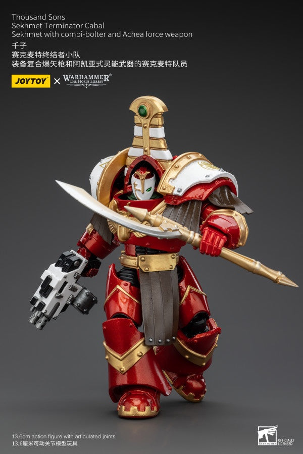 Sekhmet Terminator Cabal Sekhmet With Combi-Bolter And Achea Force Weapon