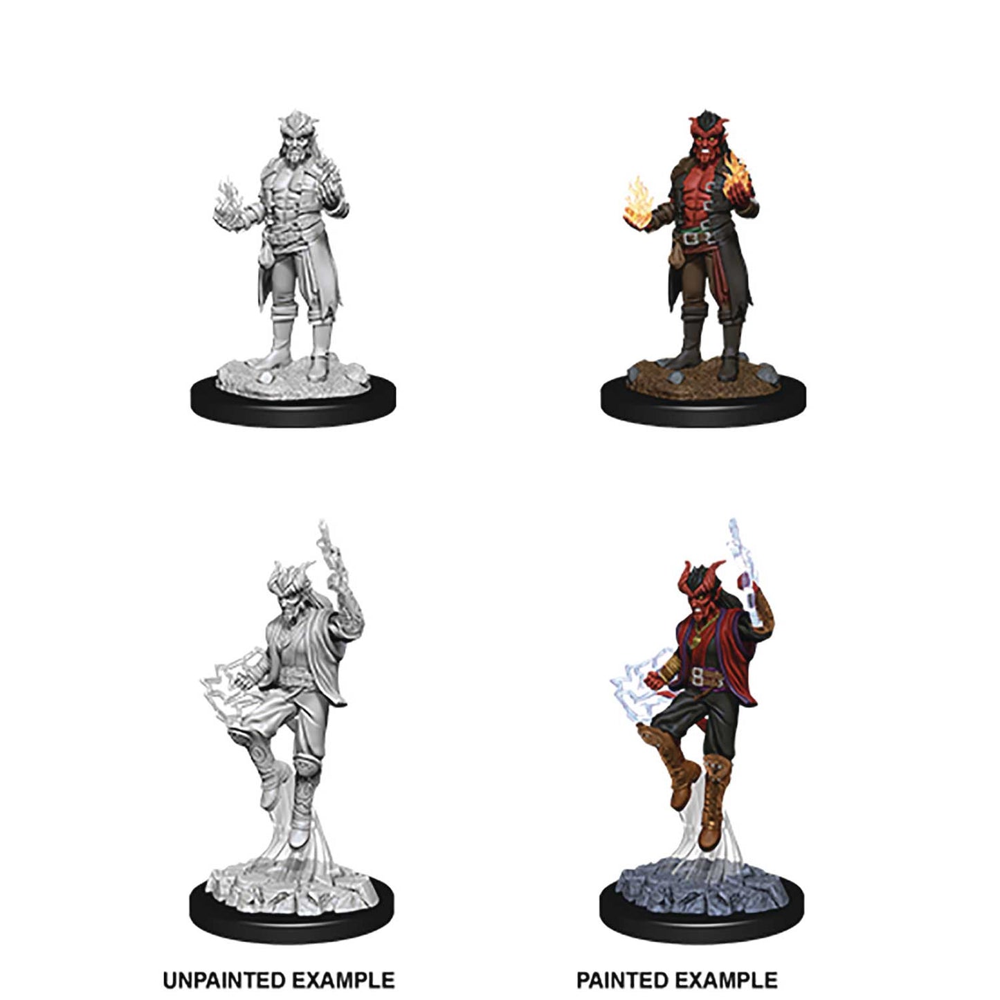 D&D Unpainted Minis Wv12 Male Tiefling Sorcerer