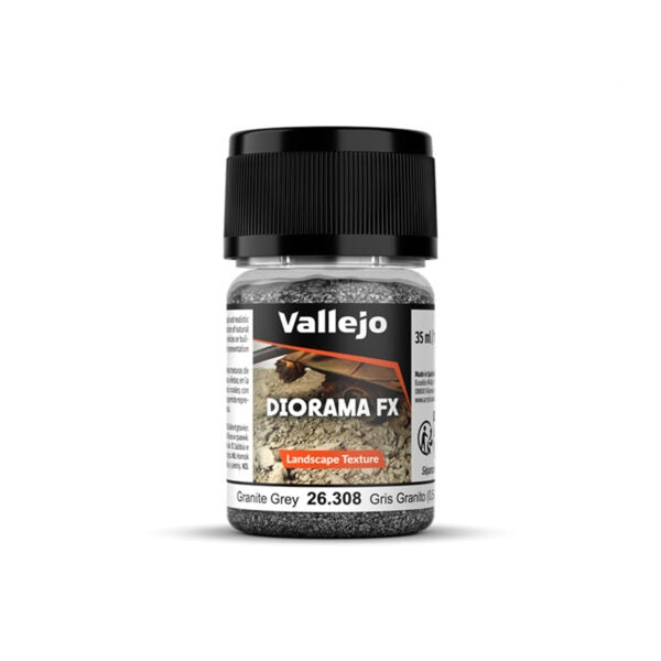 Vallejo Diorama FX Landscape Textures Granite Grey 0.5-2mm Grain (60g)