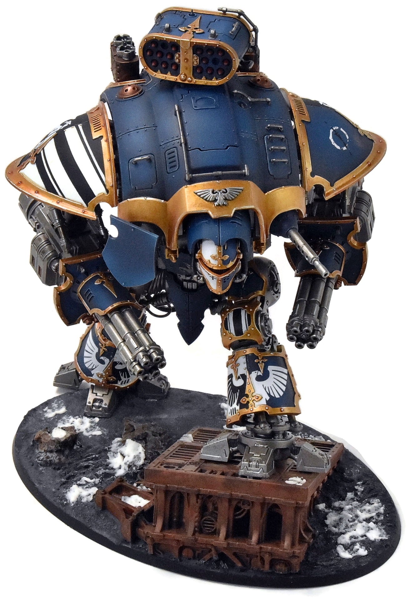 IMPERIAL KNIGHTS Questoris Knight Crusader #1 PRO-PAINTED