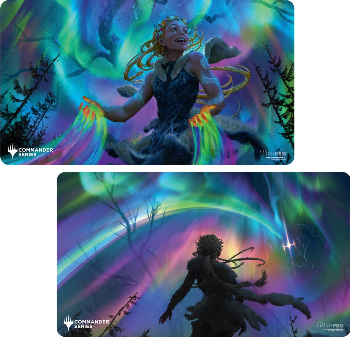 Ultra Pro Playmat Mtg Commander Series Three Color Shard Esika Double Sided