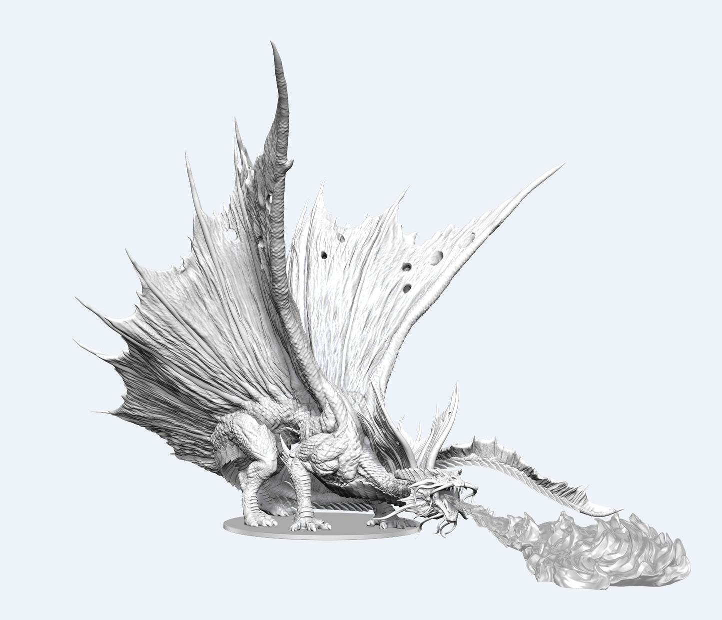 D&D Unpainted Minis Adult Gold Dragon