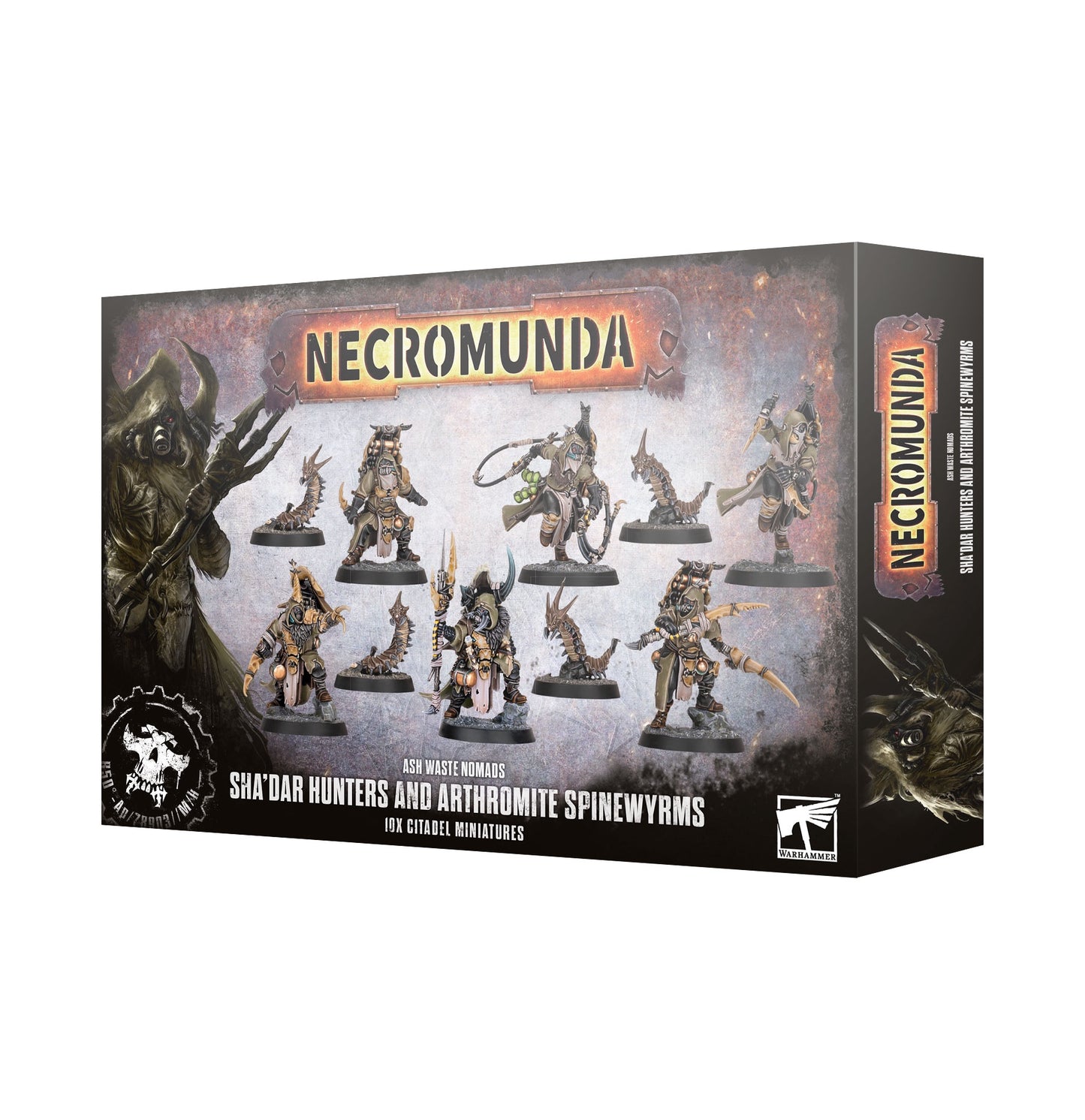 Chasseurs de Necromunda Shadar et wyrms arthromites