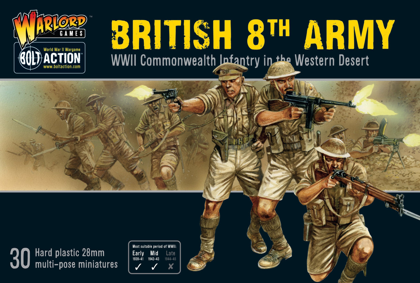 Bolt Action 8th Army Infantry
