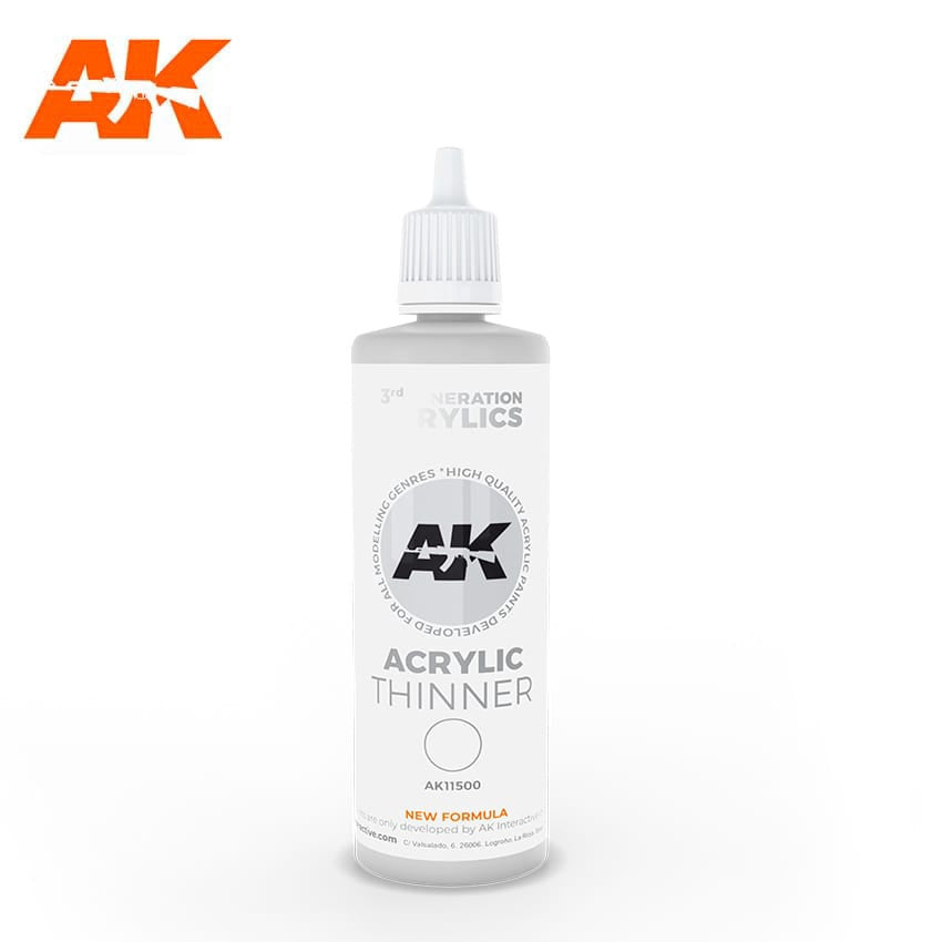 AK-Interactive 3rd Gen Paints: Thinner (100 ml)