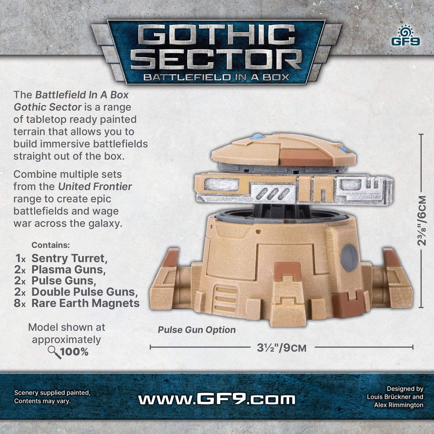 Battlefield In A Box - Gothic Sector United Frontier Sentry Turret
