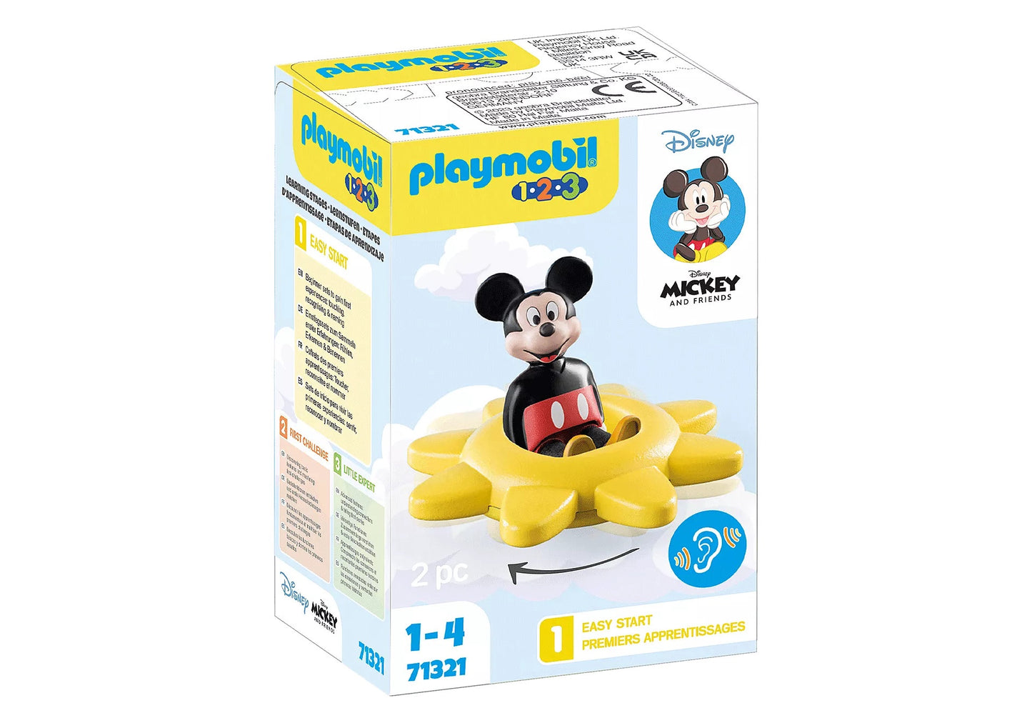 1.2.3 & Disney - Mickey et Toupie soleil (71321)