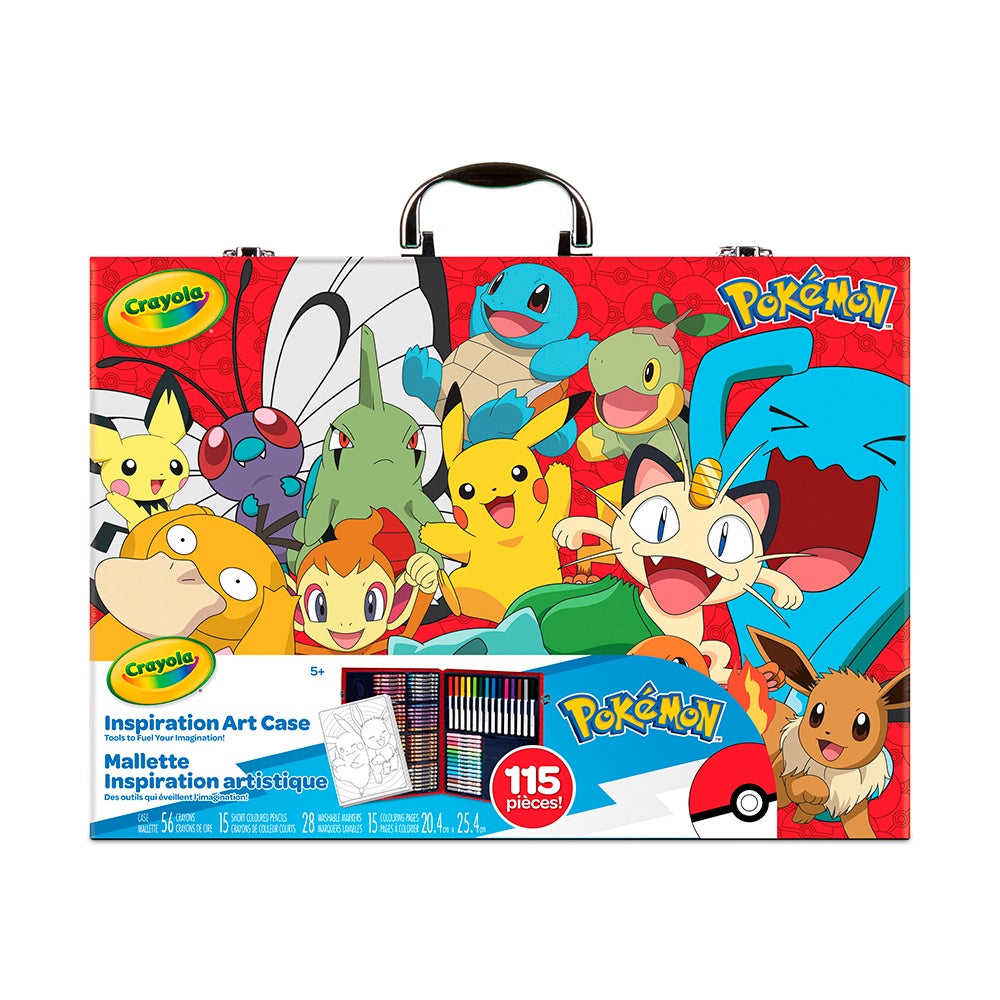Crayola - Mallette Inspiration artistique Pokémon