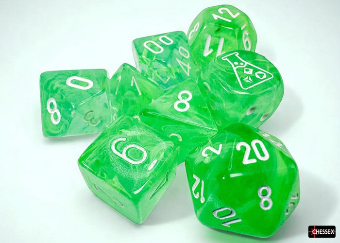 Borealis 7-Die Set Gelatinous / White