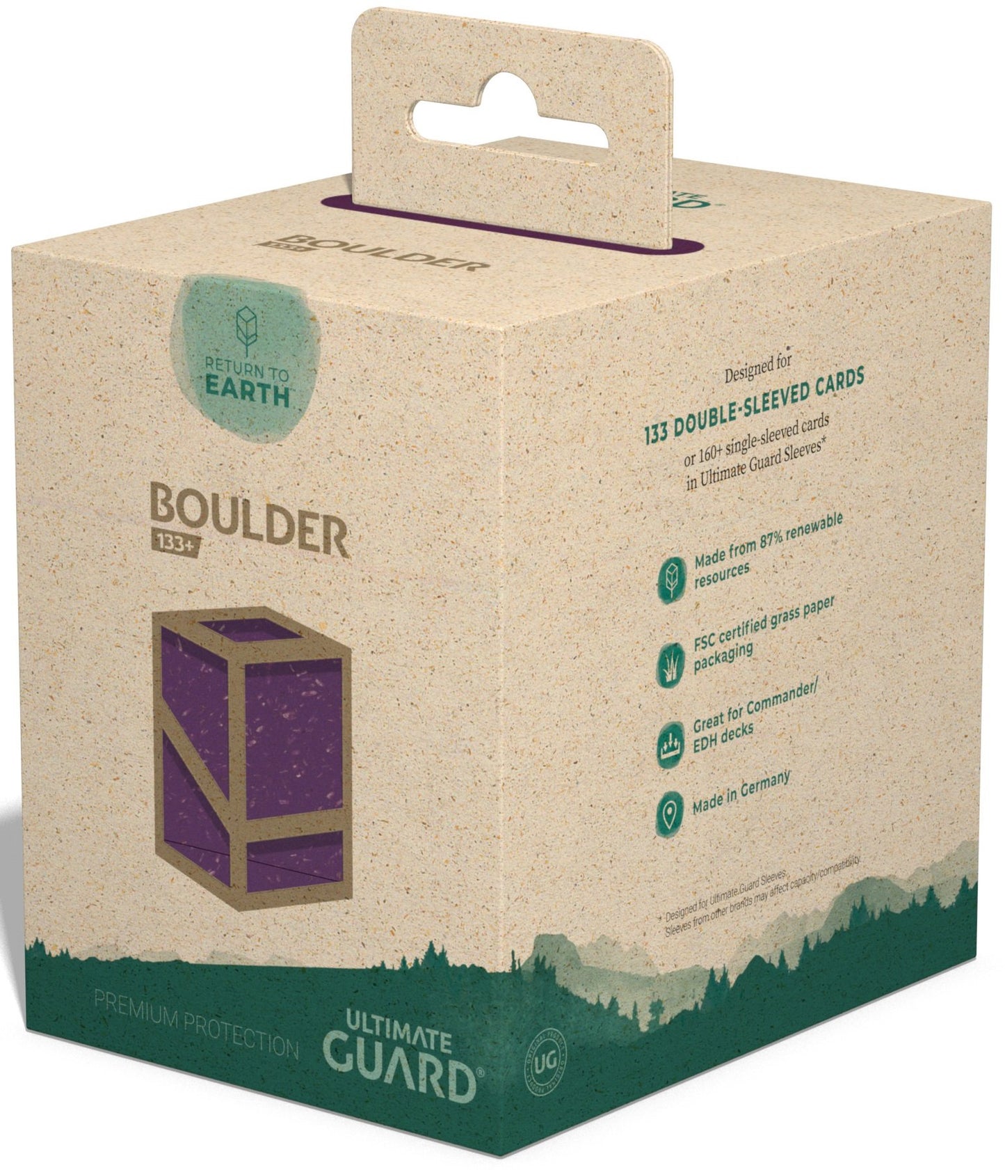 Ultimate Guard Rte Deck Case Boulder 133+ Purple