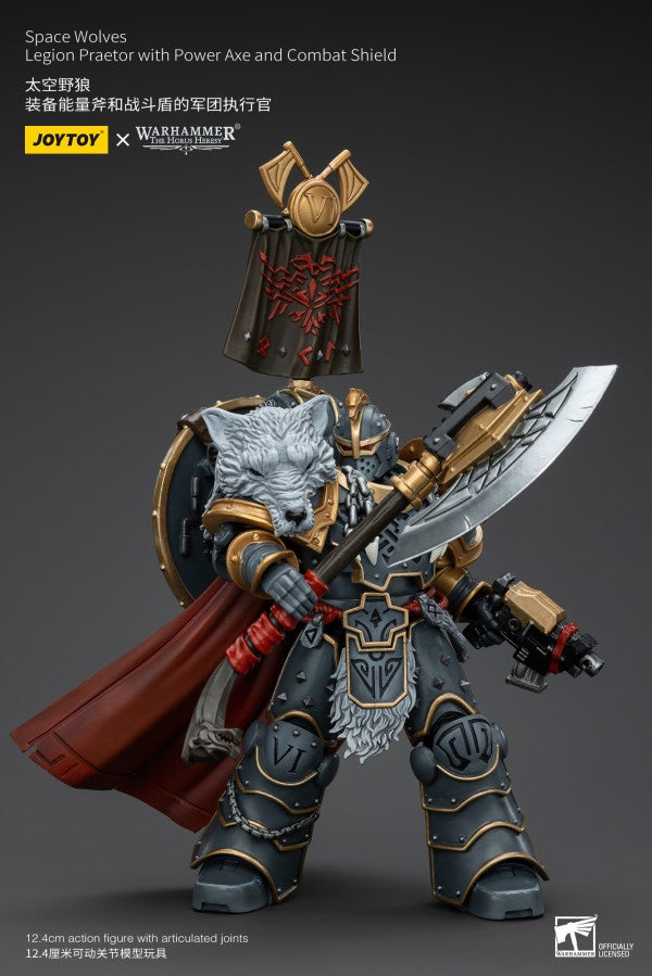 Legion Praetor with Power Axe and Combat Shield Space Wolves Joy Toy