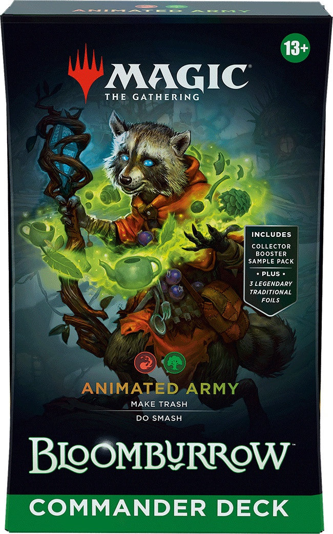 MTG Bloomburrow Commander Animated Army