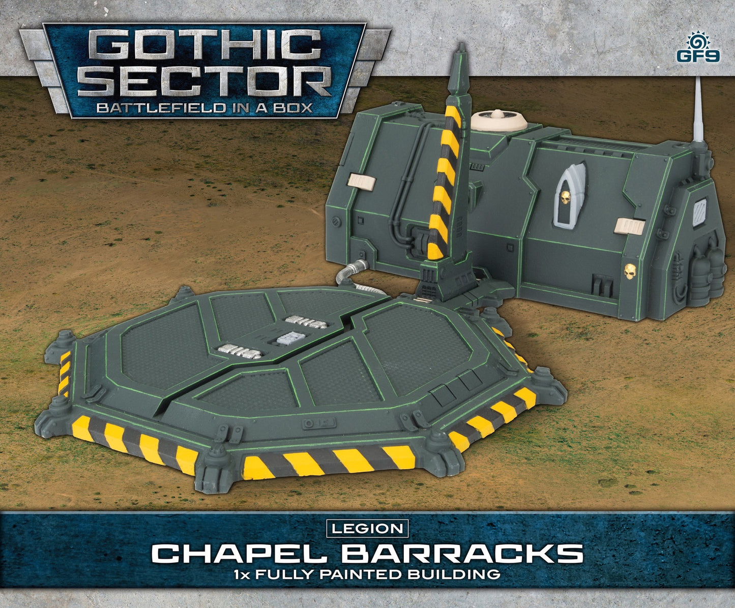 Battlefield In A Box - Gothic Sector Legion Chapel Barracks