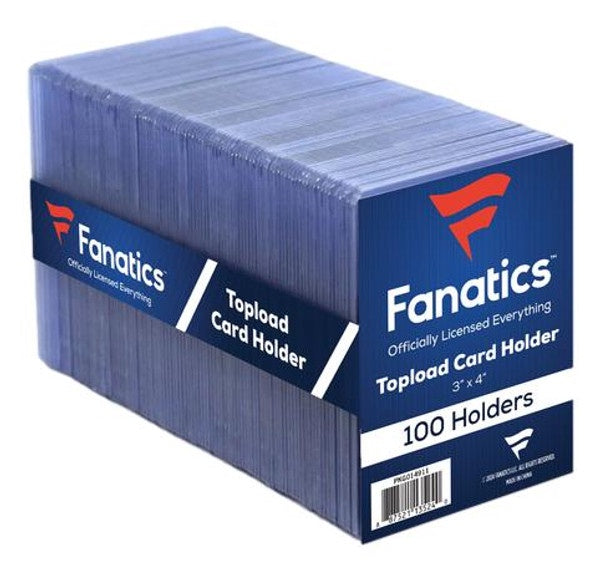 Fanatics Standard Card Holder 3" x 4" 100 Count