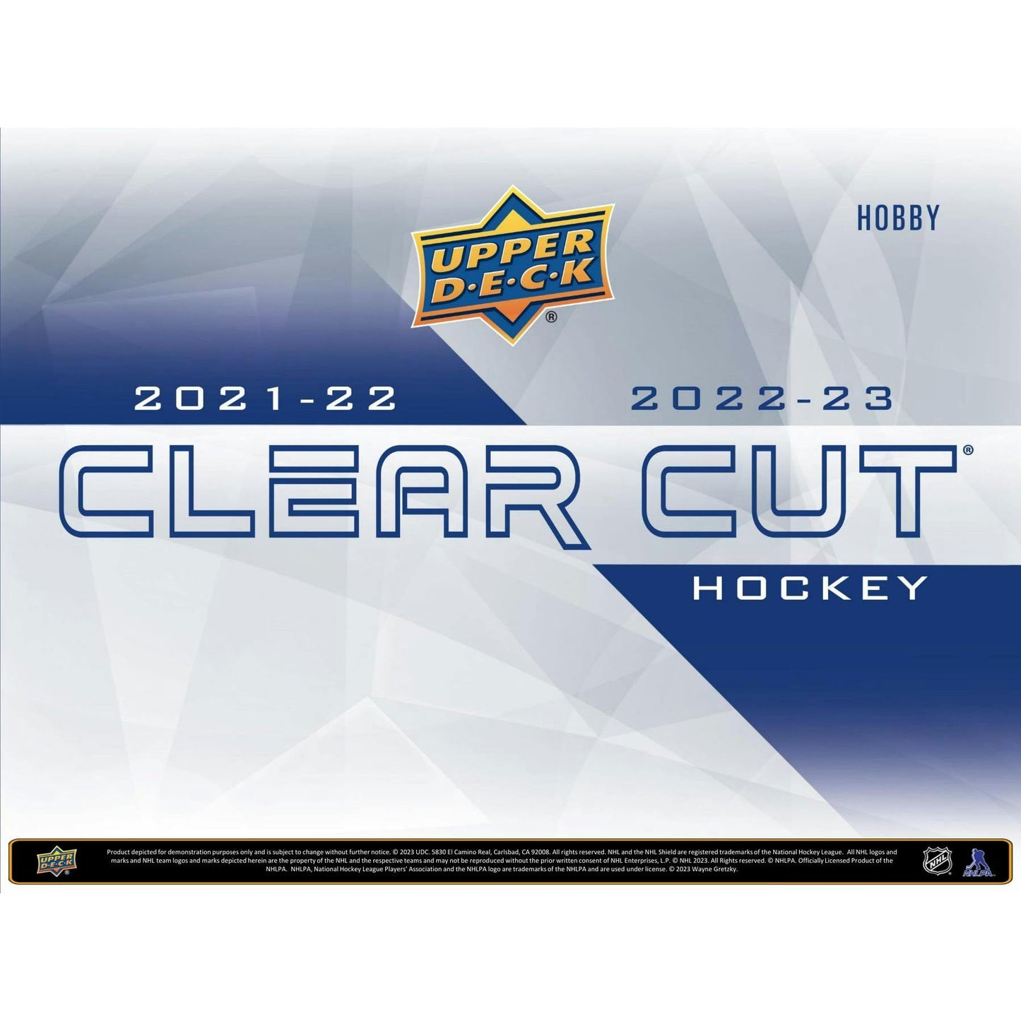 2022-23 Upper Deck Clear Cut Hockey Hobby Inner Case
