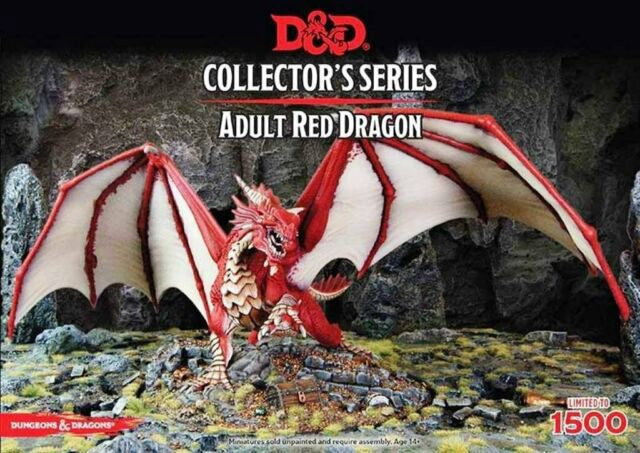 Série Collector D&D Minis - Dragon Rouge Non Peint