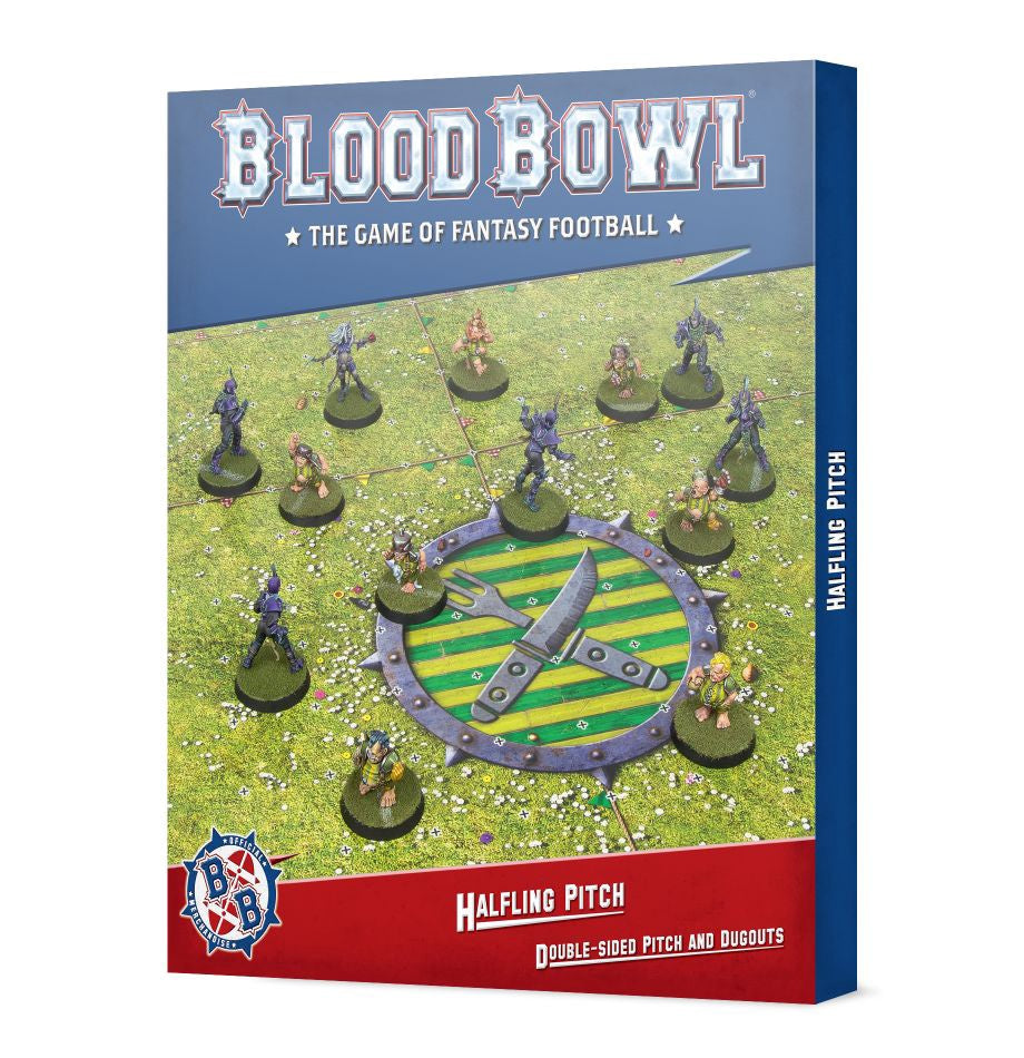 Blood Bowl - Halfling Team Pitch & Dugouts