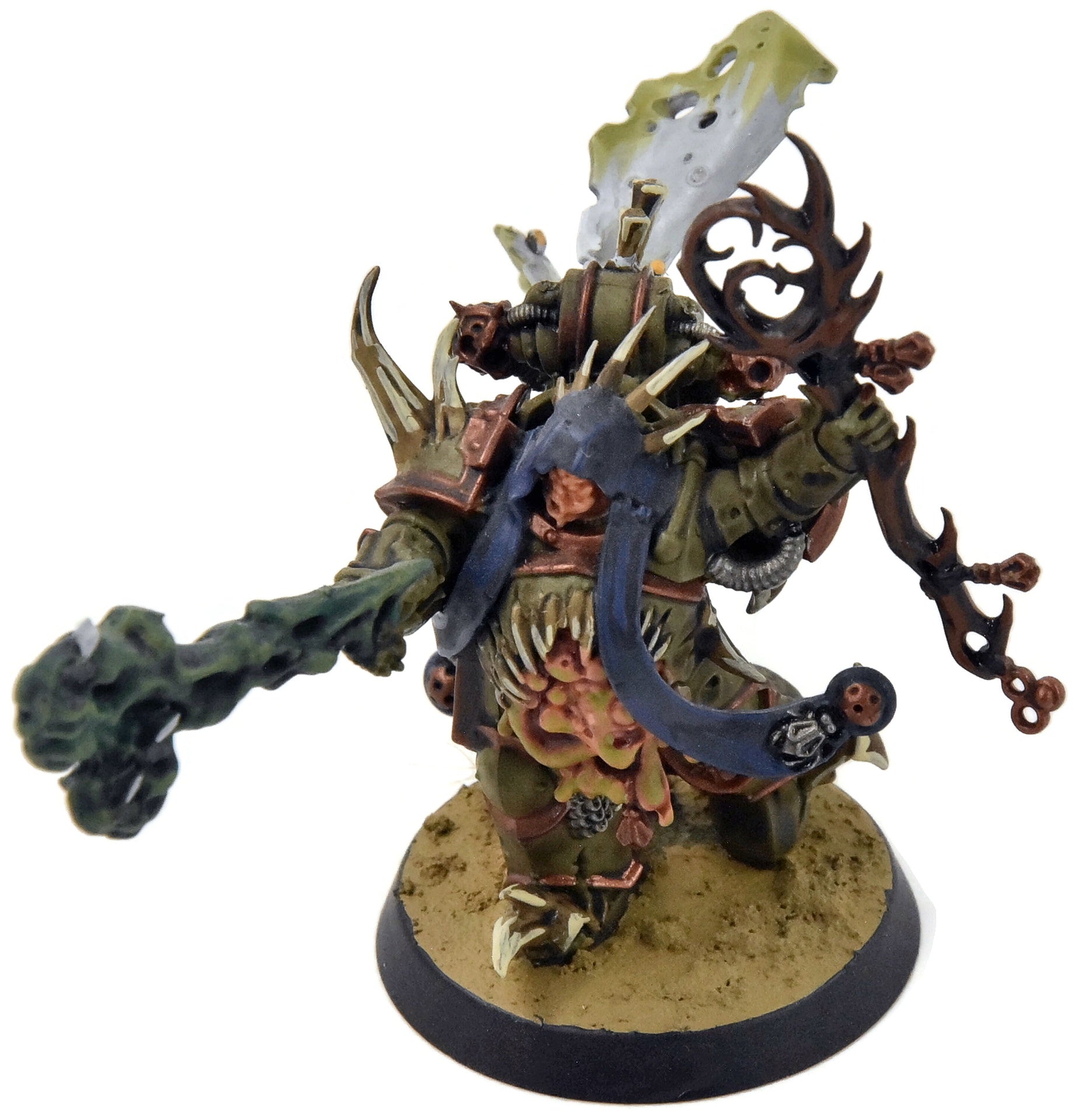 DEATH GUARD Malignant Plaguecaster #1 WELL PAINTED Warhammer 40K