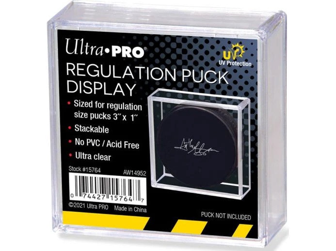 Ultra Pro Regulation Puck Display UV Protection