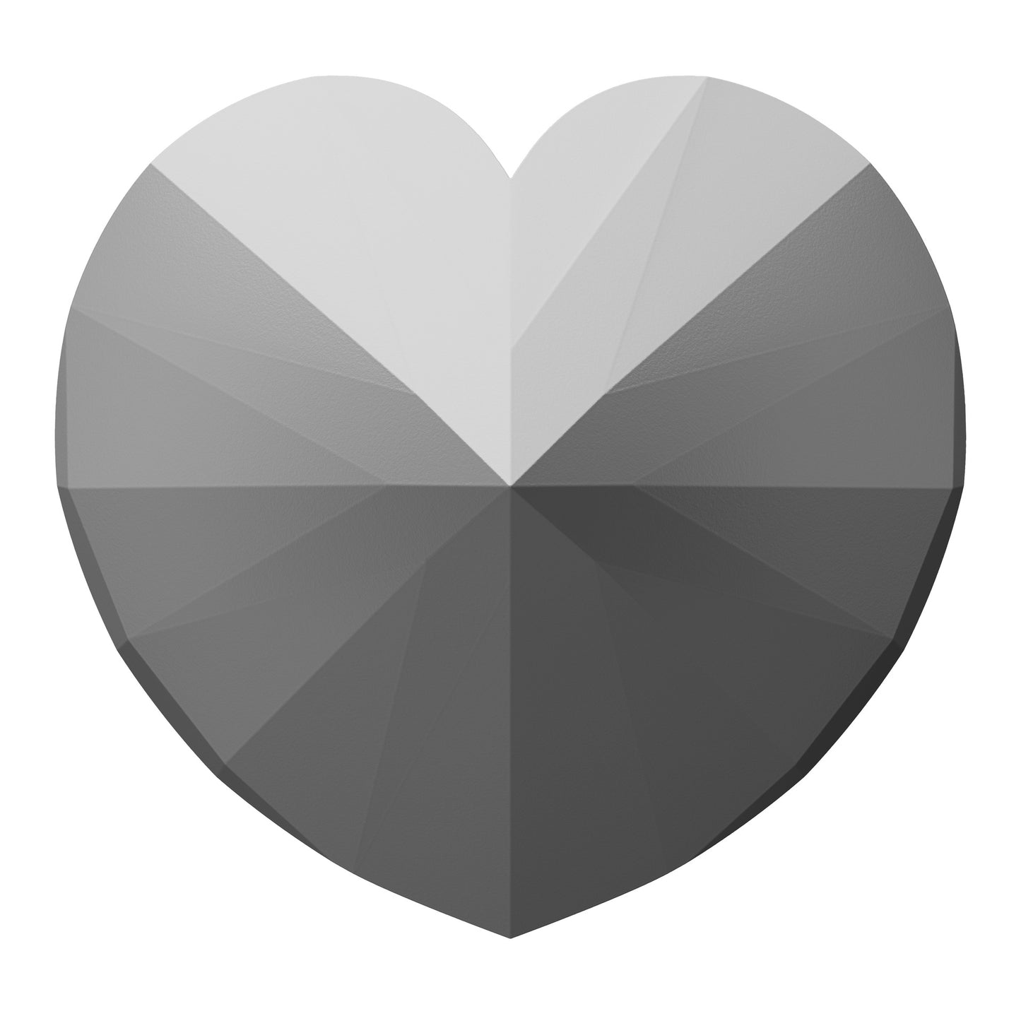 $50 Fine Silver Diamond Shaped Coin – Heart Diamond