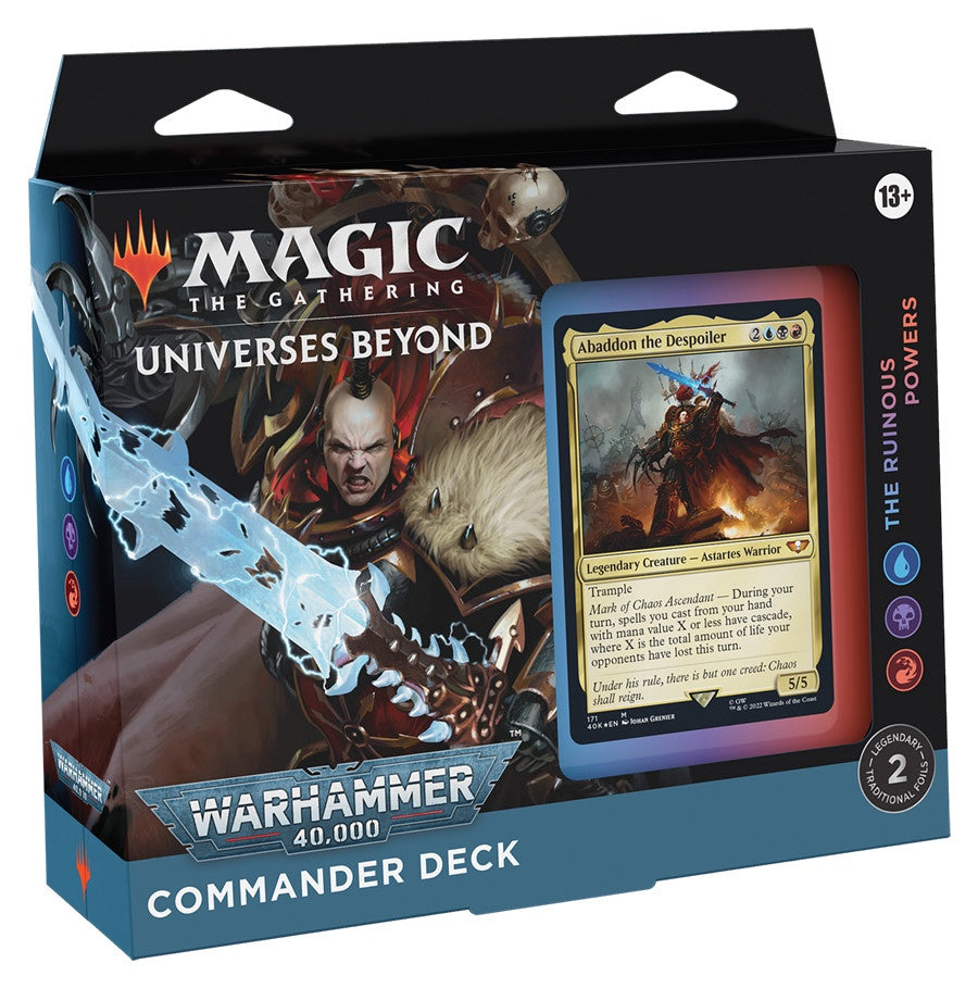 MTG - Warhammer 40'000 Commander Deck - The Ruinous Powers
