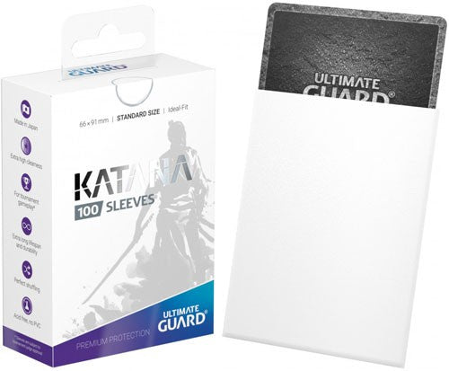Ultimate Guard Sleeves Katana White 100Ct