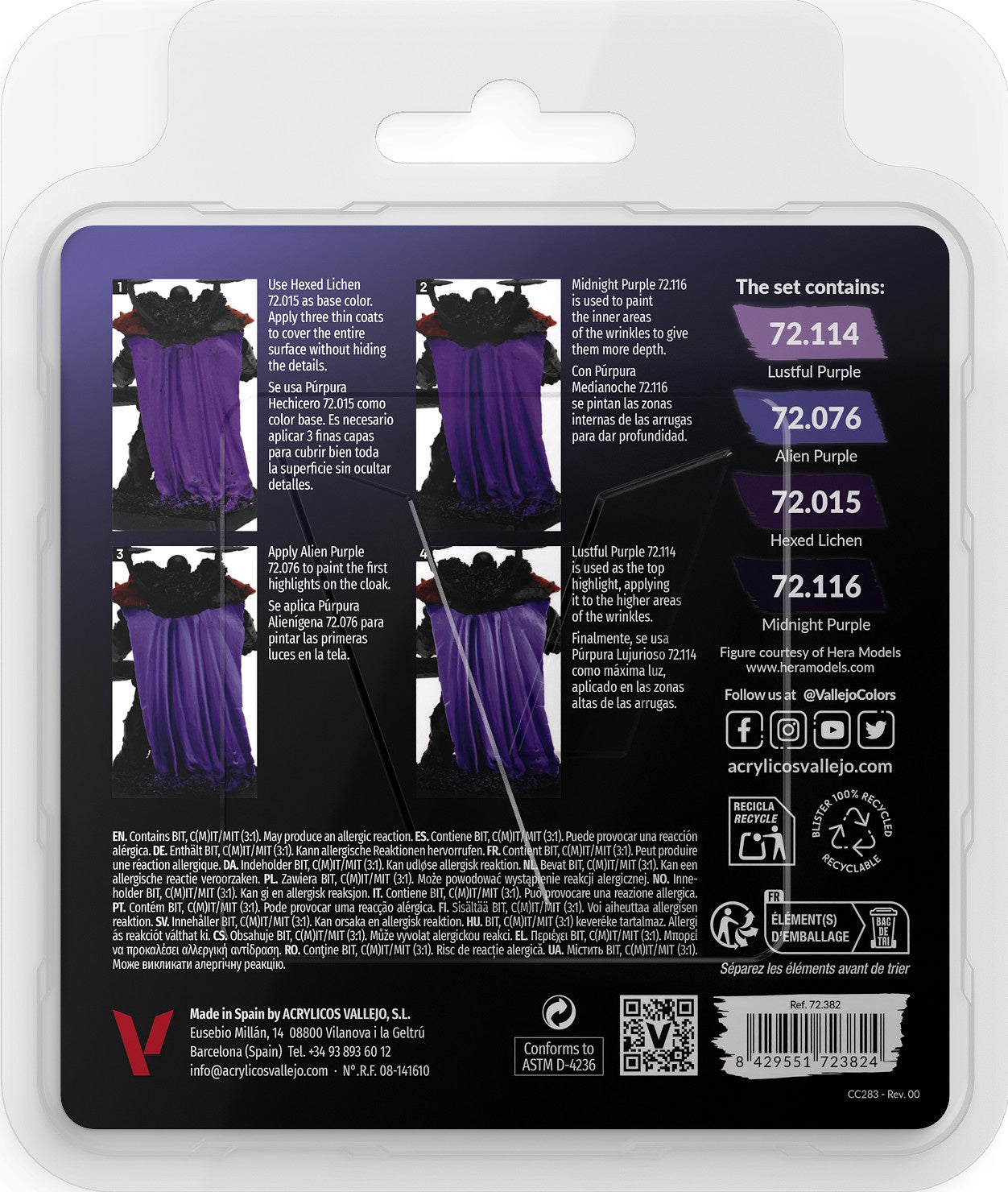 Vallejo Game Color Set Purple