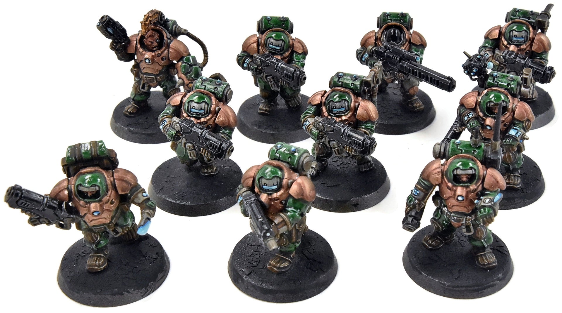 Warhammer 40,000 Hearthkyn Warriors 10体 LEAGUES OF VOTANN 10 Hearthkyn Warriors #1 PRO PAINTED Warhammer