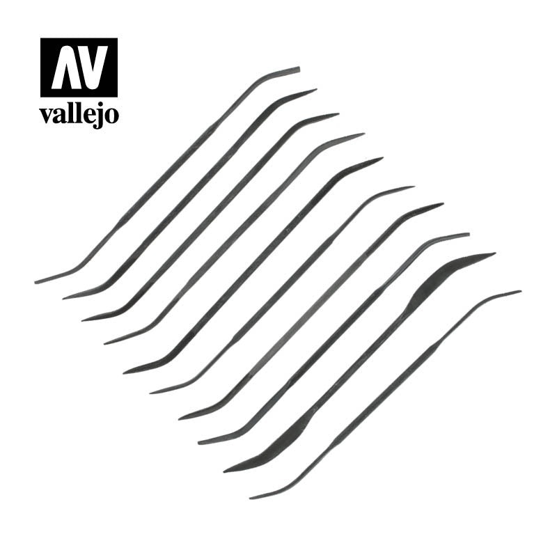Vallejo Curved File Set (*10) (T03003)