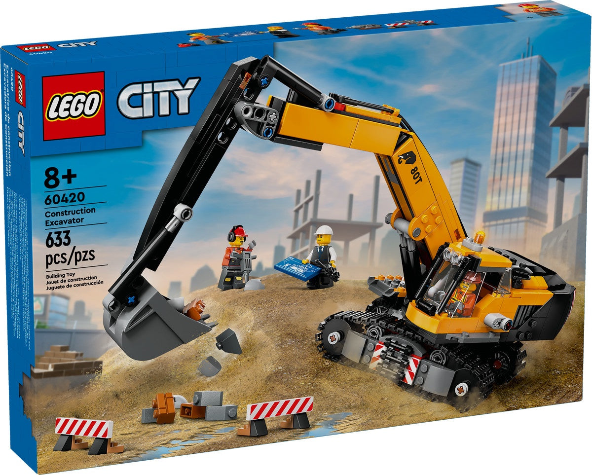 LEGO Yellow Construction Excavator (60420)