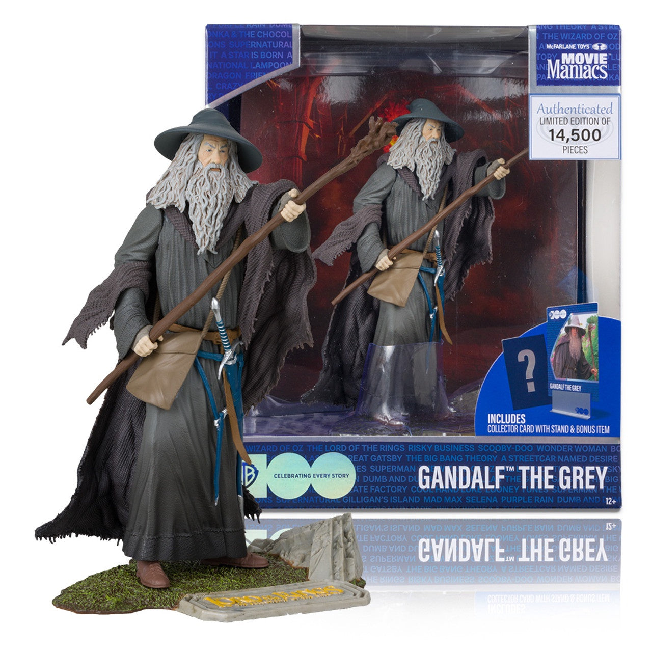 Mcfarlane Movie Maniacs Lord Of The Ring Gandalf 6inches Figure