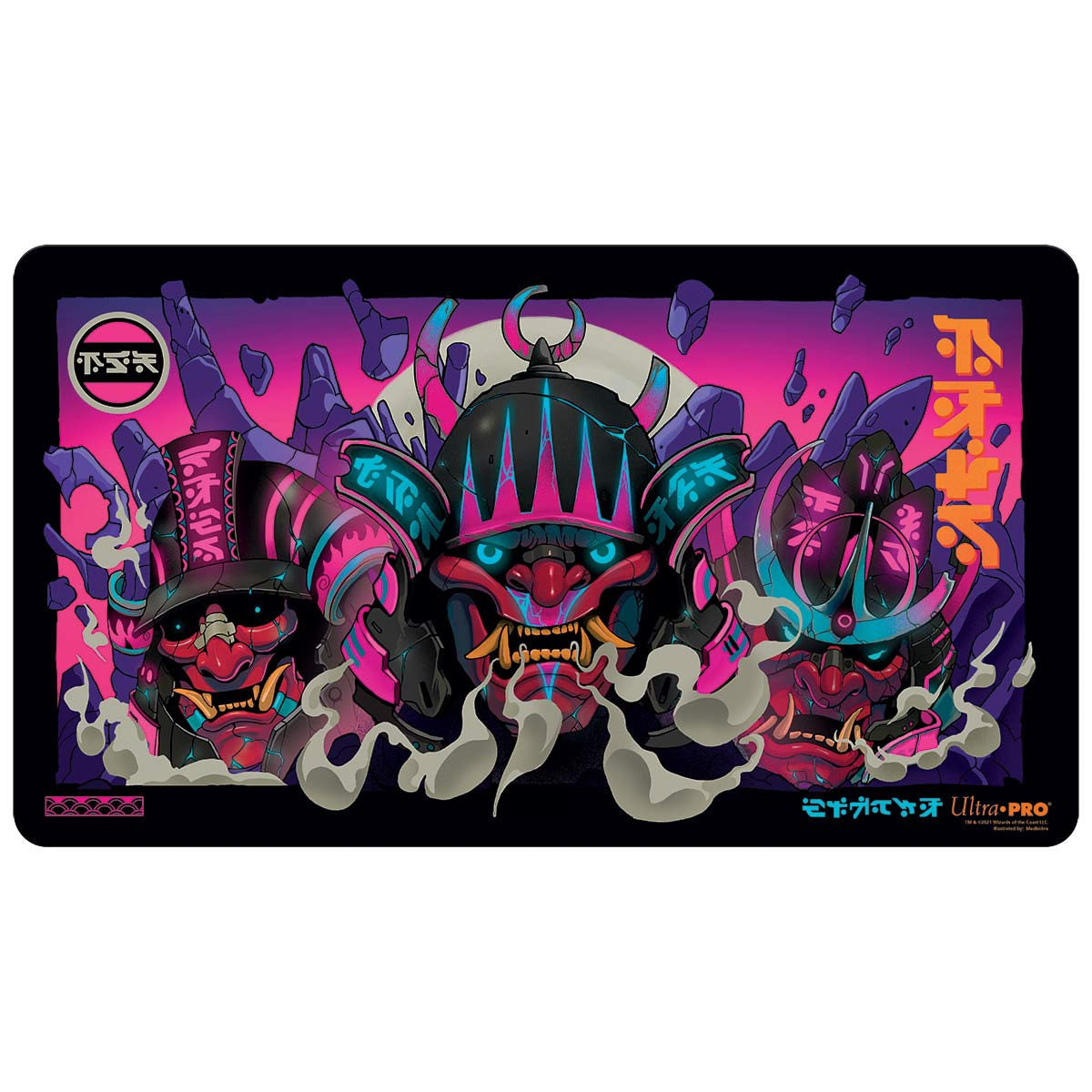 Ultra Pro - Playmat MTG Kamigawa Neon Dynasty Stitched Blck