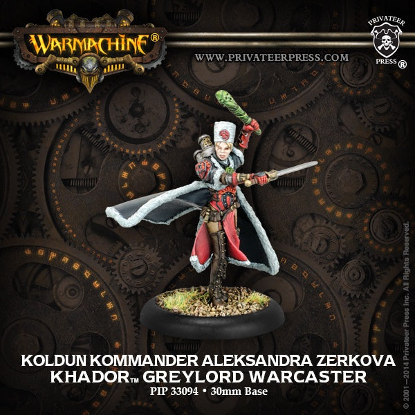 Khador Koldun Komm Zerkova Warcaster - PIP 33094