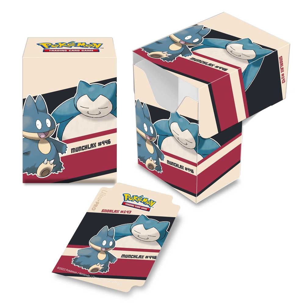 Ultra-Pro Full-View Deck Box - Pokemon Snorlax & Munchla