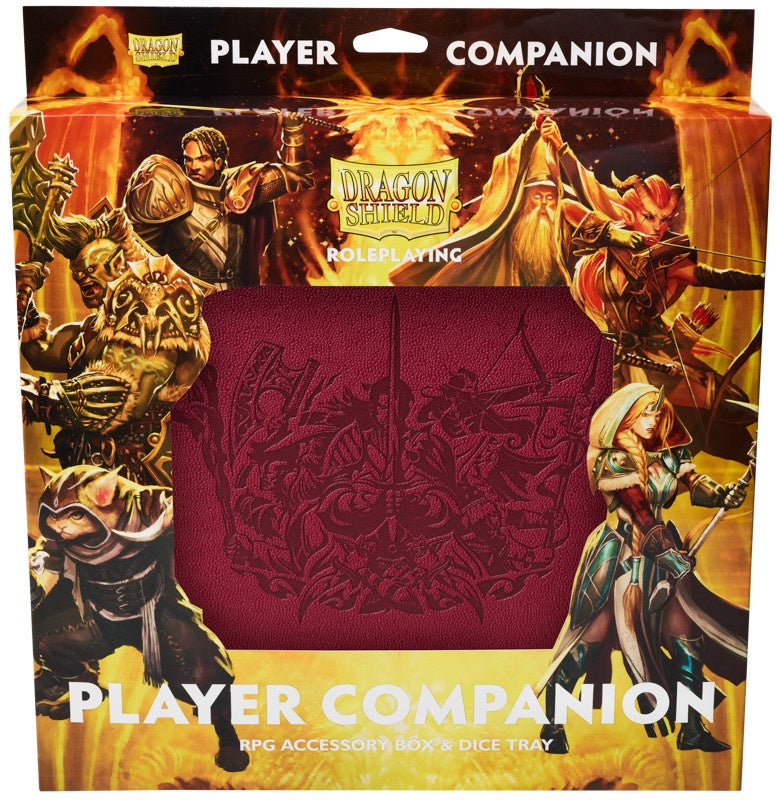 Dragon Shield Rpg Player Companion Blood Red