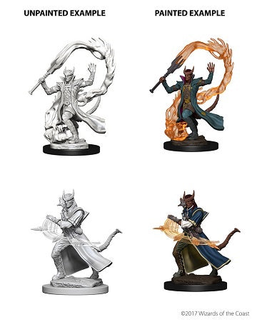 D&D Unpainted Minis Wv4 Tiefling Male Sorcerer