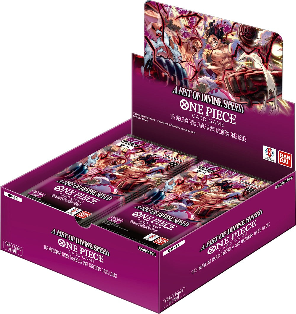 One Piece CG OP-11 A Fist Of Divine Speed Booster Display (EN)