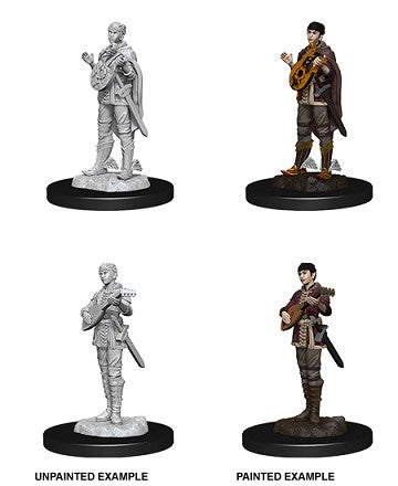 D&D Unpainted Minis Wv7 Female Half-elf Bard