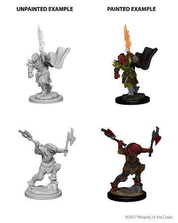 D&D Unpainted Minis Wv4 Dragonborn Female Fighter