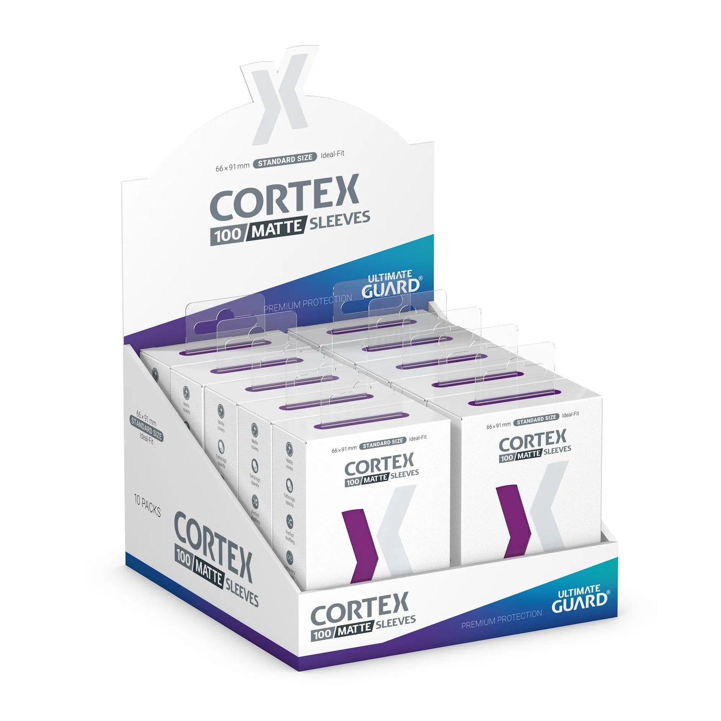 Ultimate Guard Sleeves Cortex Std Matte Purple 100ct