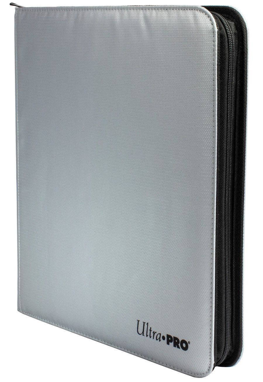 Ultra PRO 12-Pocket Zippered PRO-Binder - Silver