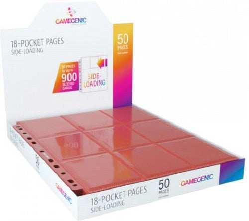 Pages - Sideloading 18-Pocket Display - Red (50)