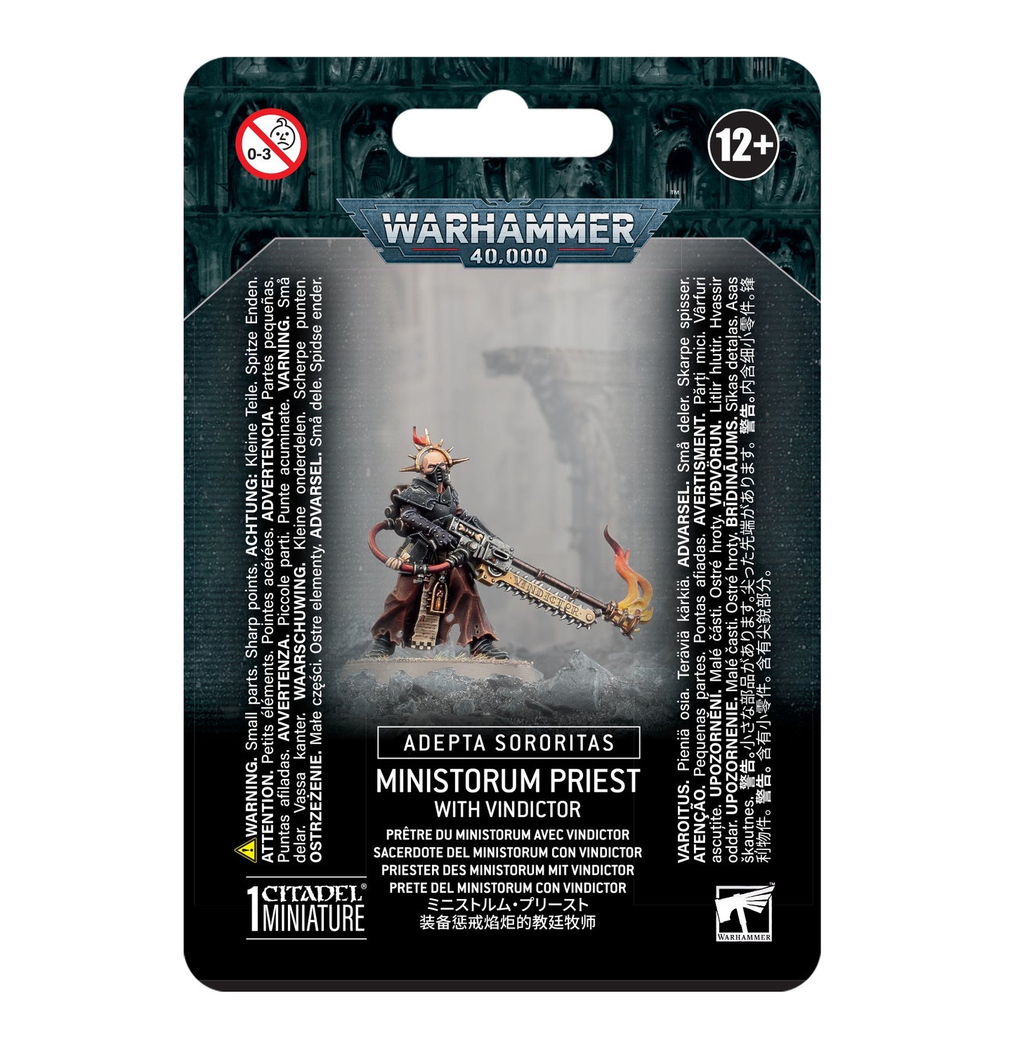 Prêtre Adepta Sororitas Ministorum avec Vindictor