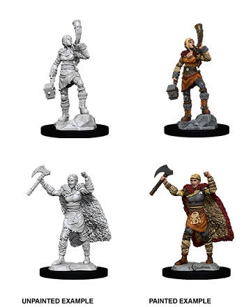 D&D Unpainted Minis Wv12 Female Human Barbarian