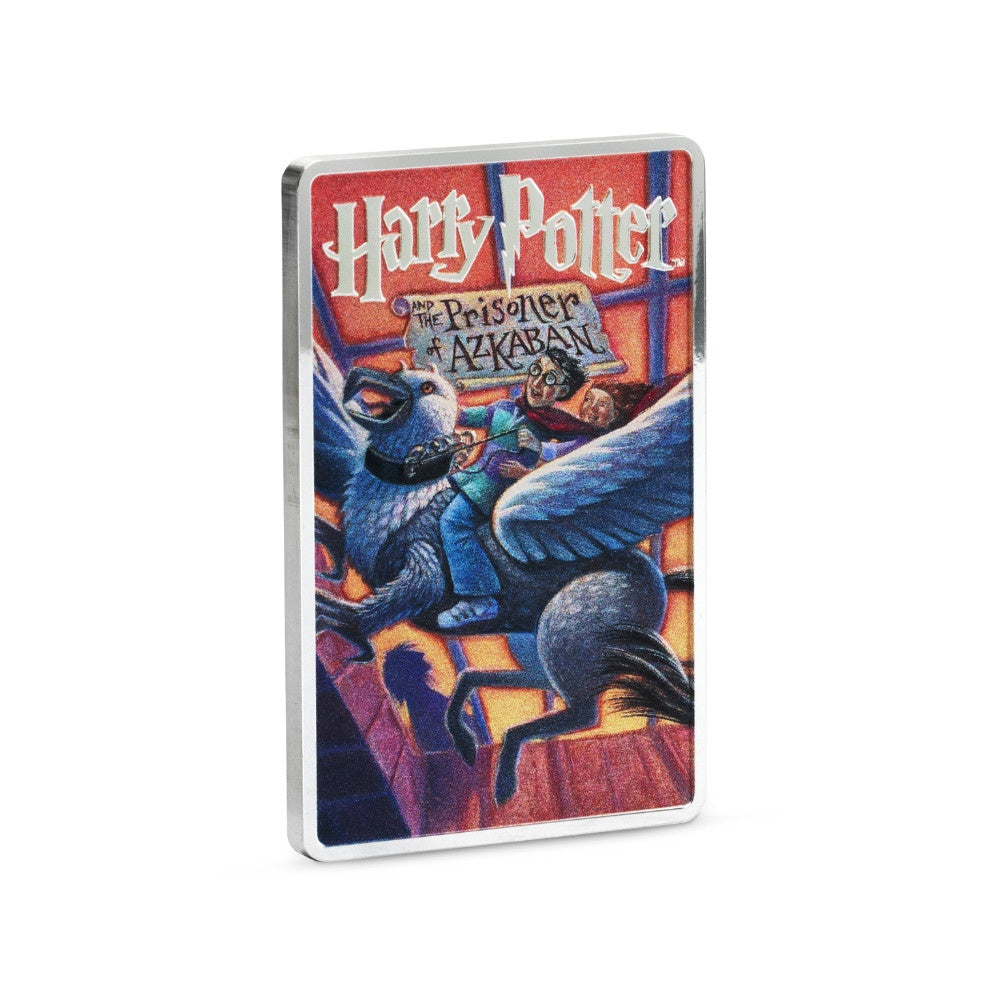 Couvertures de livres AGORO Harry Potter et le Prisonnier d'Azkaban en argent 2 oz
