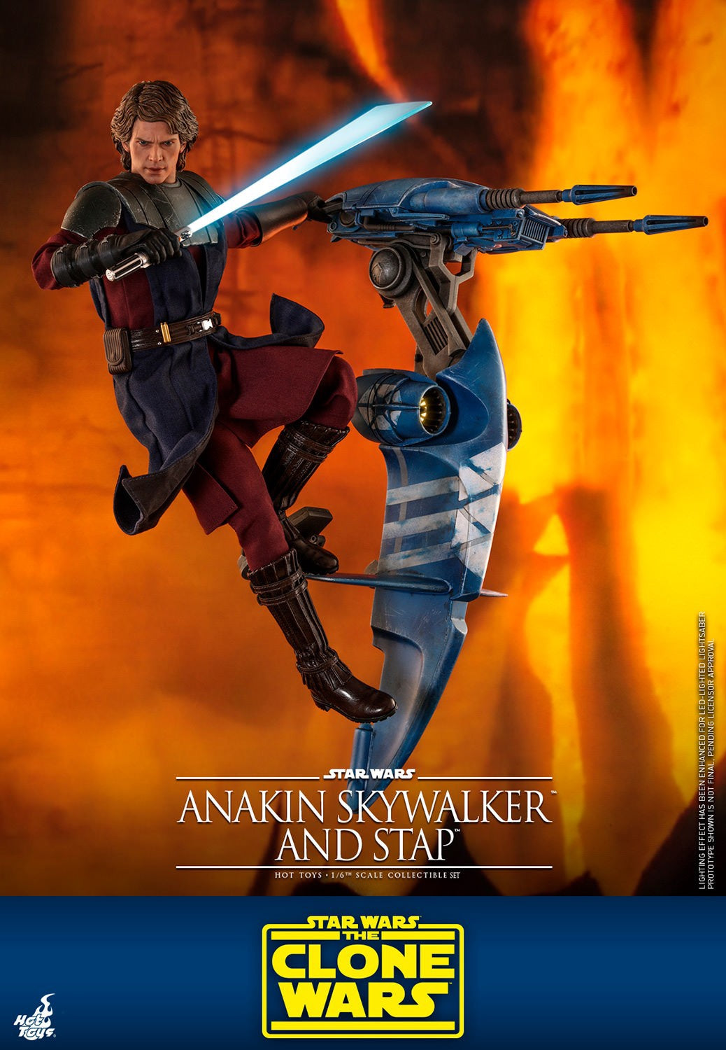 Coffret de figurines Anakin Skywalker et Stap (édition spéciale) à l'échelle 1/6 par Hot Toys