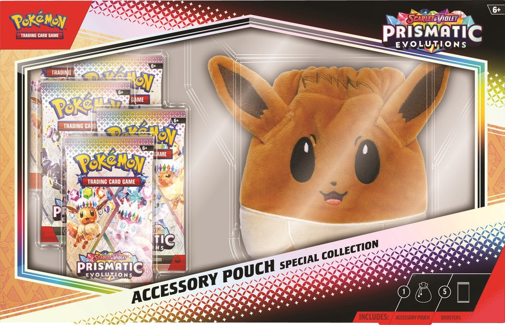 Pokemon SV8.5 Prismatic Evolutions Special Collection Accessory Pouch