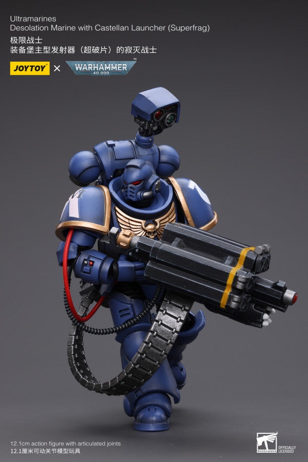 Desolation Marine with Castellan Launcher (Superfrag) Ultramarines Joy Toy